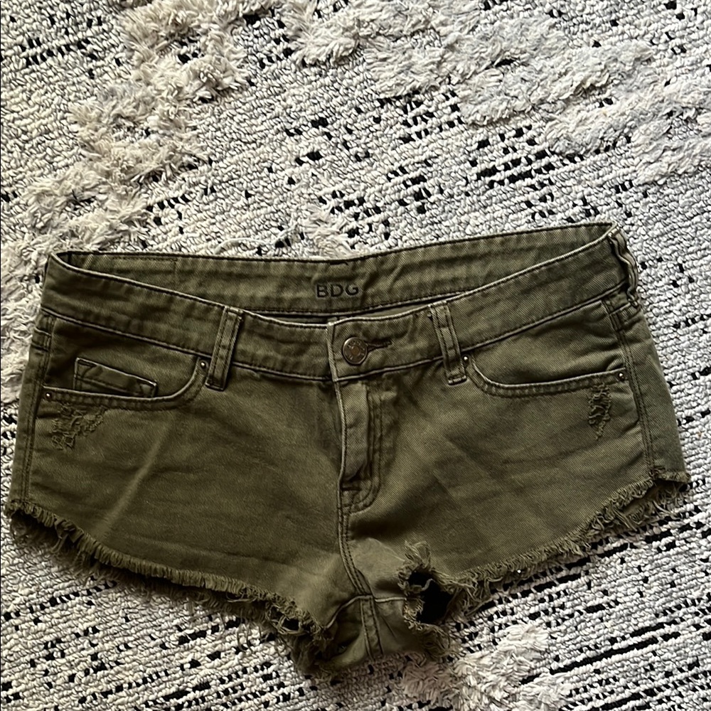BDG Olive Green Women's Shorts